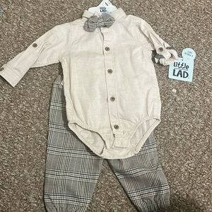 Little lad 3 piece set size 3/6 months never worn